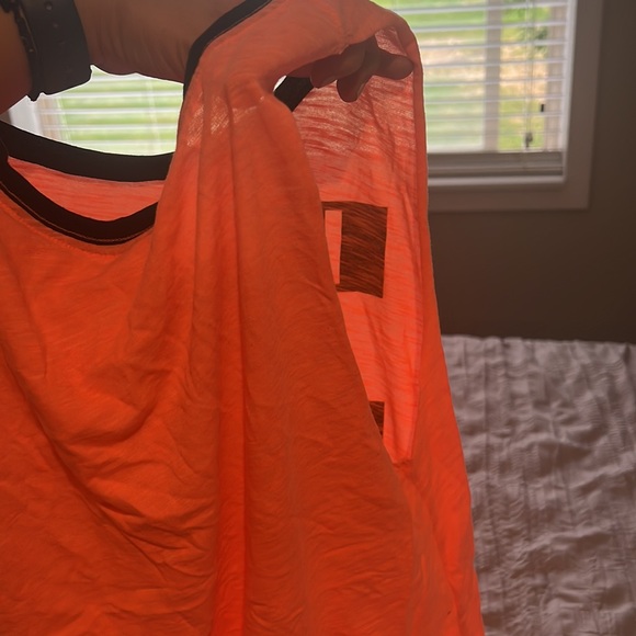 EUC Halloween orange tank by PINK. “Here for the boos” - Picture 4 of 4
